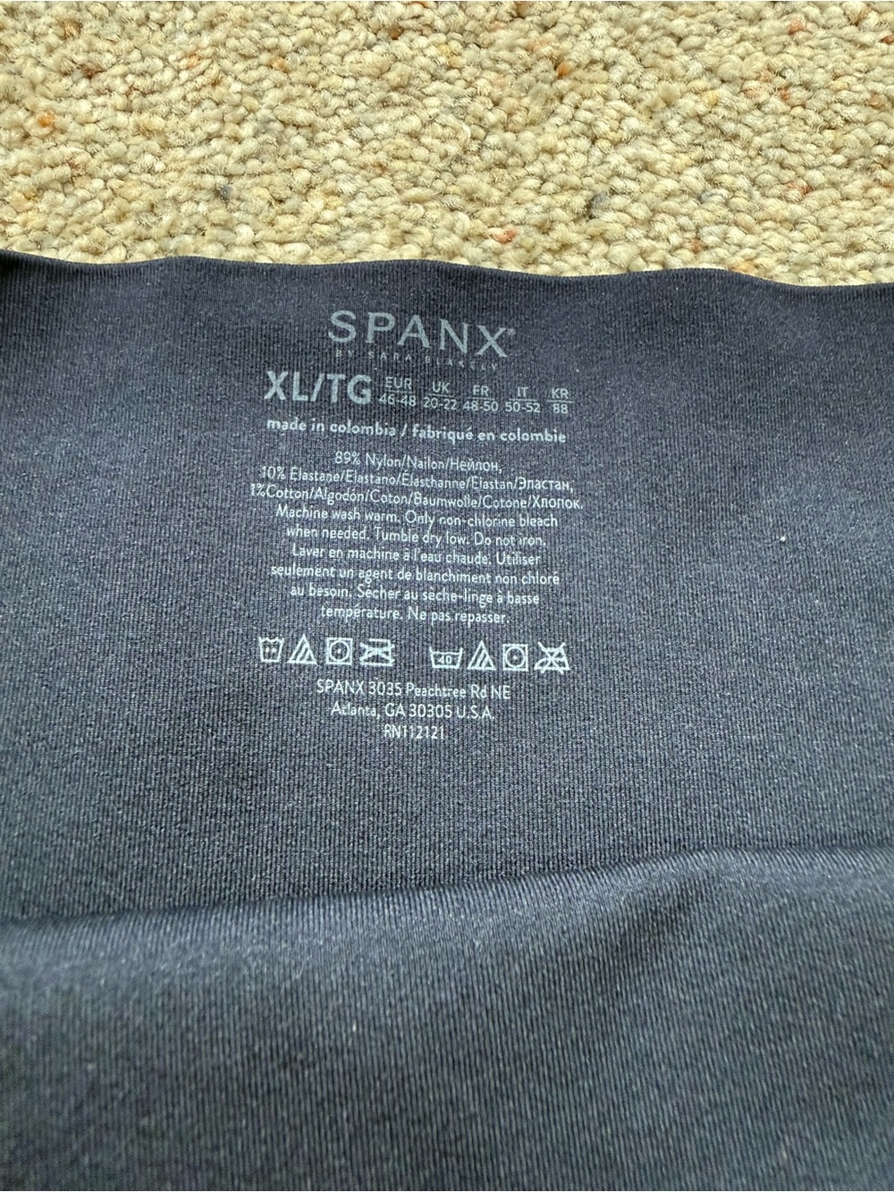 SPANX Everyday Shaping Panties Brief in Navy Size XL - Picture 3 of 4